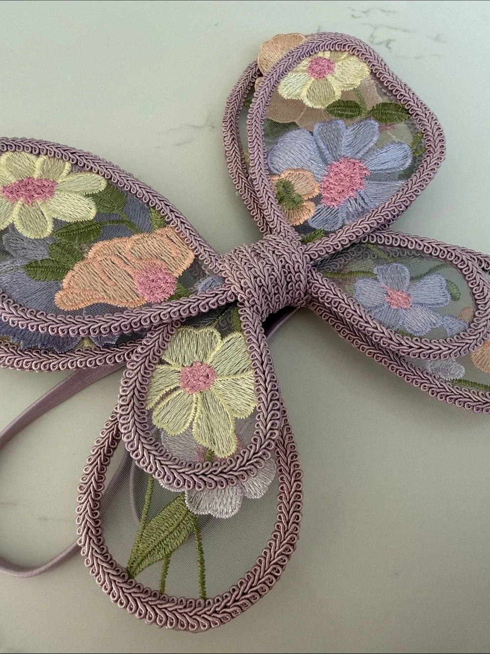 floral fairy wings and skirt for a todler- Pastel Lilac